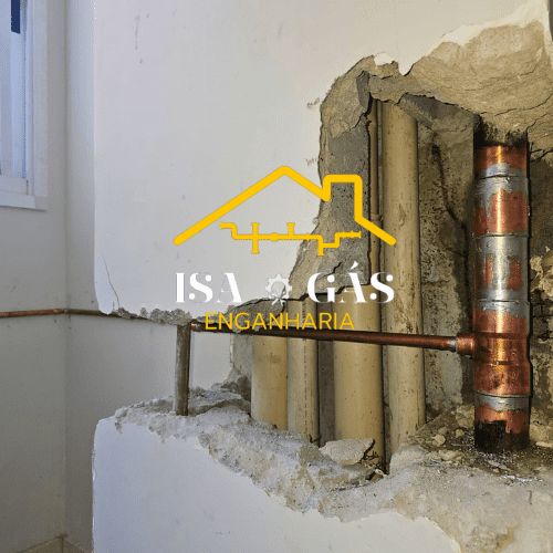 Equipamento de aplicação de resina em tubulação de gás para vedação de vazamentos