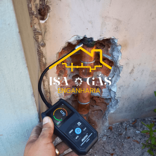 Caça vazamento de gás em São Paulo